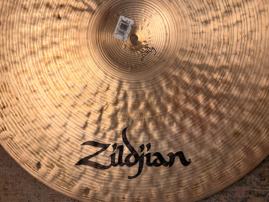 Zildjian K CONSTANTINOPLE Medium Thin LOW Ride 22” SMOKY COMPLEX Crashable! 2518 g Why Pay $800?