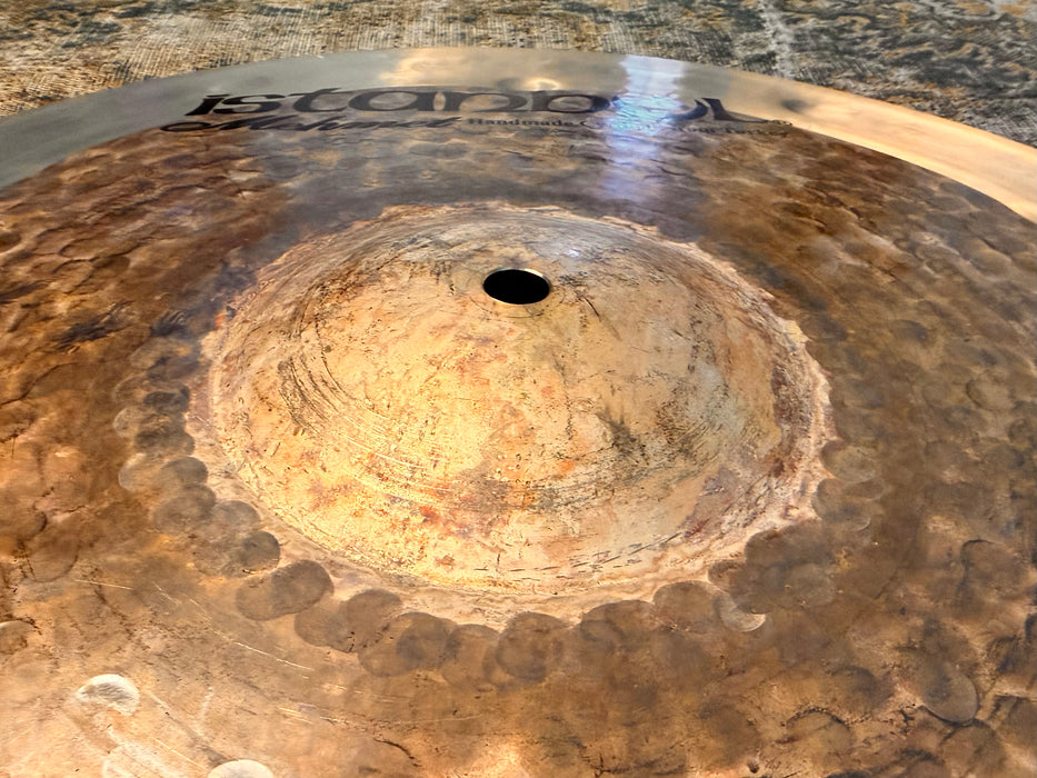 DARK 1/2 LATHE ISTANBUL Mehmet Hamer 18” SPLIT CRASH 1284 g Complex! PERFECT