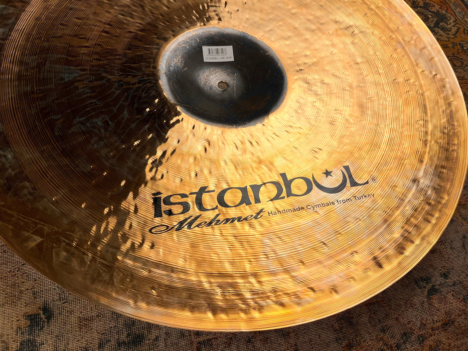 Rare 23” ISTANBUL Mehmet BLACK BELL Ride 3597 g DARK Raw Bell! CLEAN! BRILLIANT Shimmer