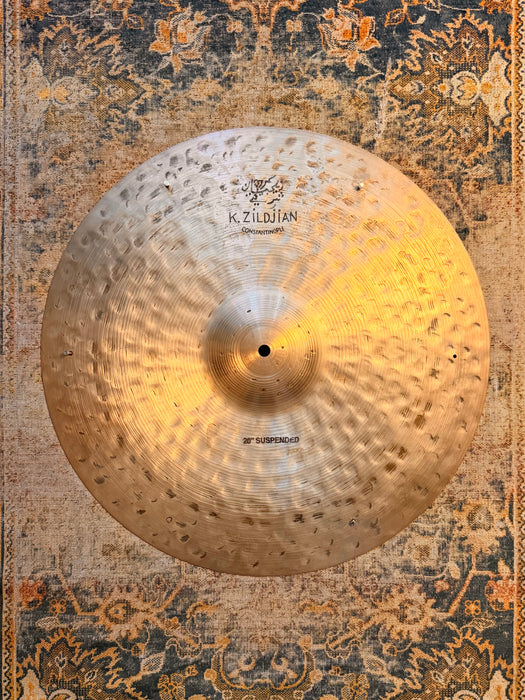 Zildjian K CONSTANTINOPLE Crash Ride 20” Suspended DARK & DRY Earlier Version! Light Sizzle AGED 20 Years! 1970 g