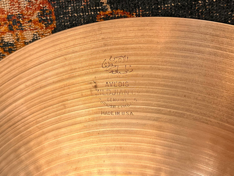 Vintage 1970s Zildjian New Beat 14” Hihats 930 1530 g  CLEAN CRISP! ARTICULATE CLASSIC TONE