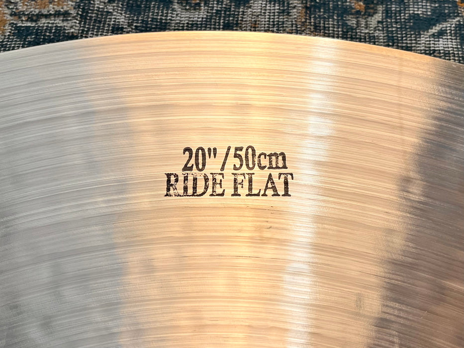 Rare DARK WARM ISTANBUL Mehmet 20" FLAT RIDE 1924 g Controlled Ultra Smooth! Incredible!