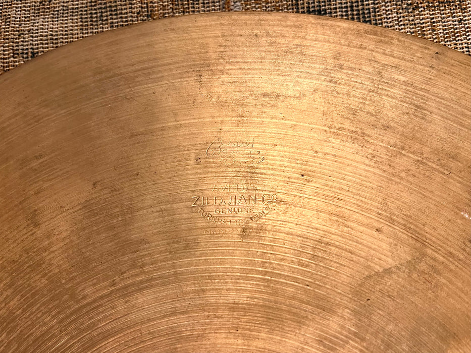 RARE 1940s Trans Stamp Vintage ZILDJIAN PAPER THIN 12” Hihats 446 462 g ULTRA THIN
