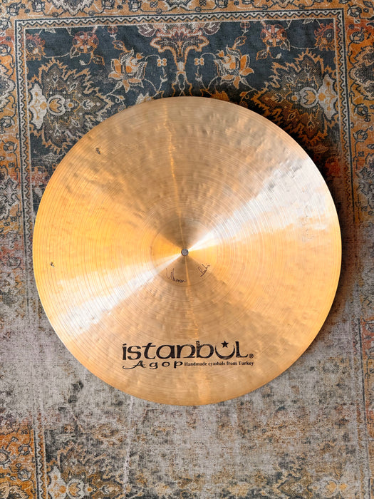 ISTANBUL AGOP 21” MEL LEWIS Ride Sizzle Ultra Warm Crashable! Gorgeous! 2042 g Mellowed