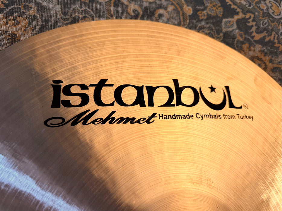 ULTRA Warm Versatile ISTANBUL Mehmet TRADITIONAL 22” Ride Crash 2408 g Gorgeous!