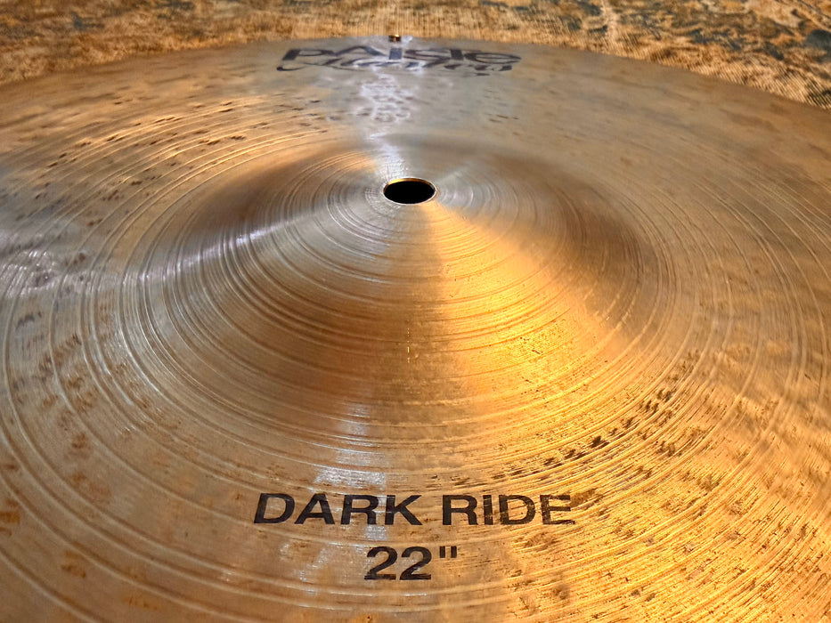 Paiste MASTERS 22” DARK RIDE CLEAN! 2610 g Sizzle! LIGHT COMPLEX AIRY! Don’t Pay $820!