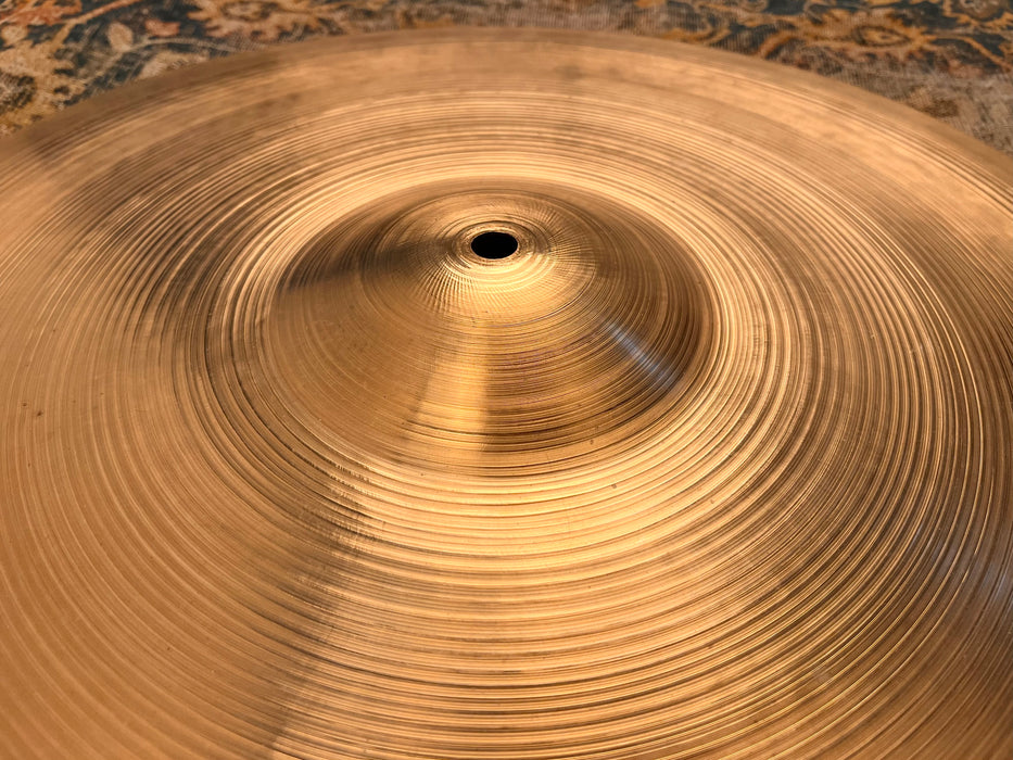 LIGHT COMPLEX Vintage 1950s Zildjian 19” Crash Ride 1738 g Airy RARE Hand Hammered