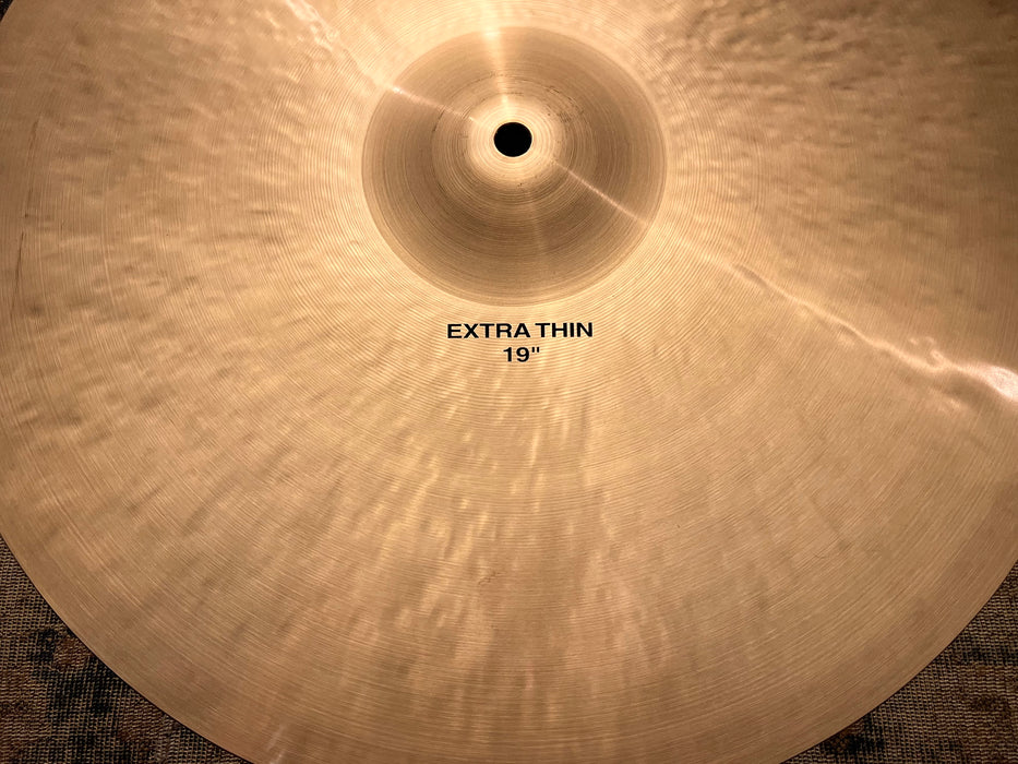 Ultra Glowing Paiste MASTERS EXTRA THIN 19” MULTI CRASH RIDE ONLY 1320 g MINT