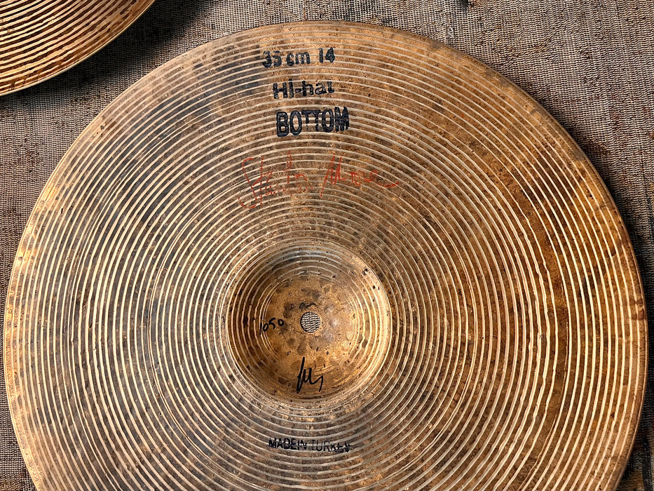 ORIGINAL Bosphorus FAT HATS Hihats 14” 910 1050 g Stanton Moore! LIGHT Smooth! Beautifully Mellowed