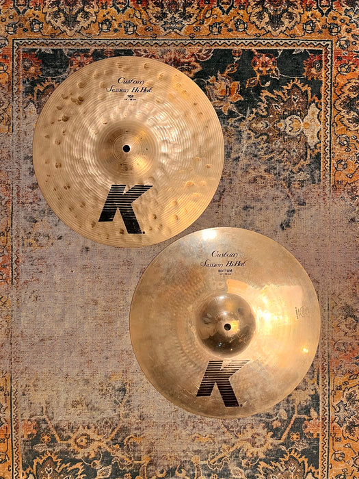 Zildjian K Custom SESSION STEVE GADD Hihats 14” 1194 960 g CLEAN Don’t Pay $630 For A Guess!