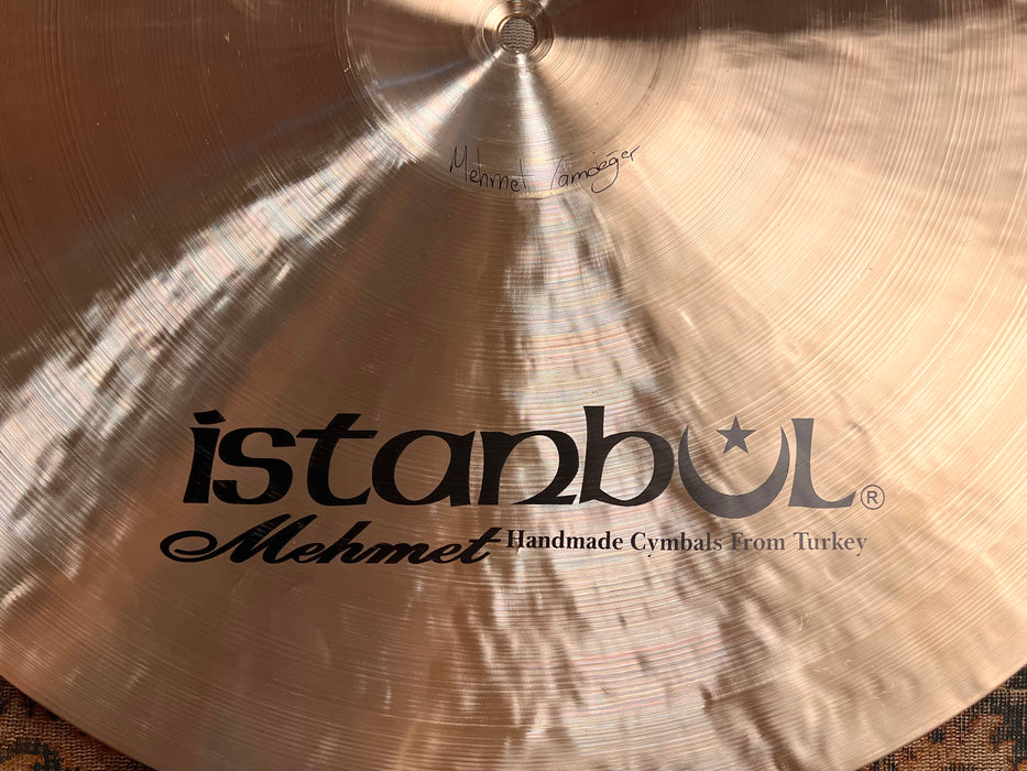 DARK GLOWING ISTANBUL MEHMET LEGEND 22” Ride 2297 g PERFECT! ULTRA WARM