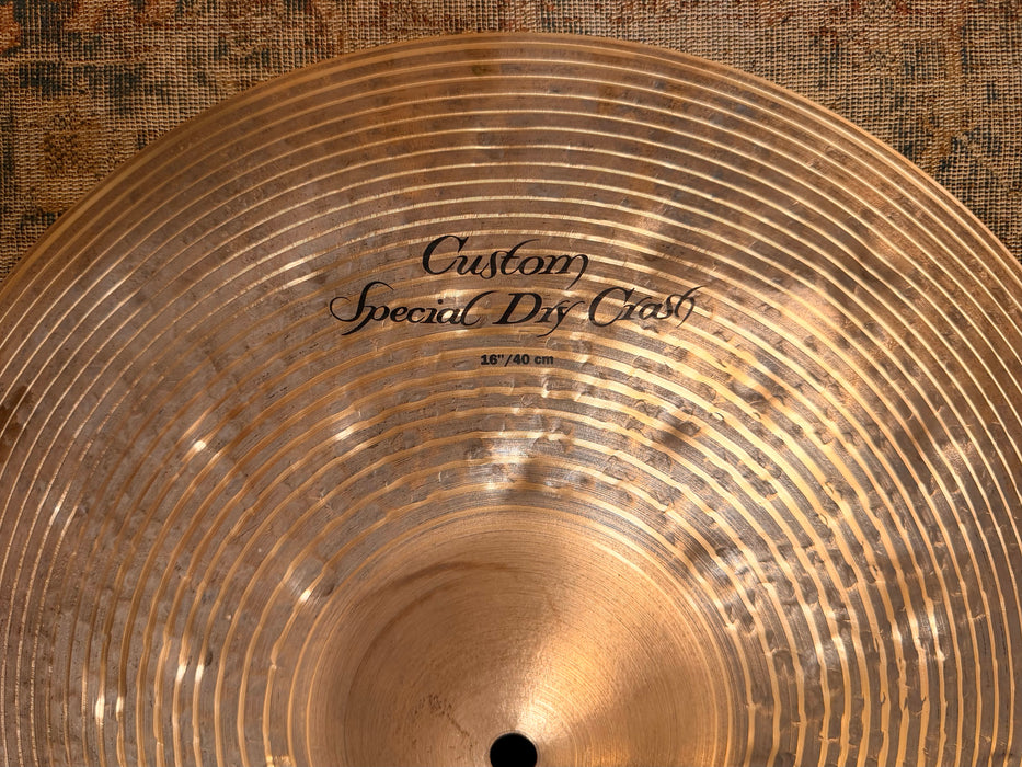 Zildjian K Custom SPECIAL DRY CRASH 16” IMMACULATE Shape! Only 864 g DON’T PAY $404!!