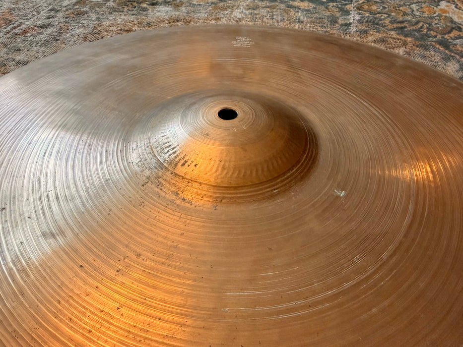 1950s Vintage ZILDJIAN 20" DARK Ride or Crash GORGEOUS! Sounds Awesome Versatile! 2285 g
