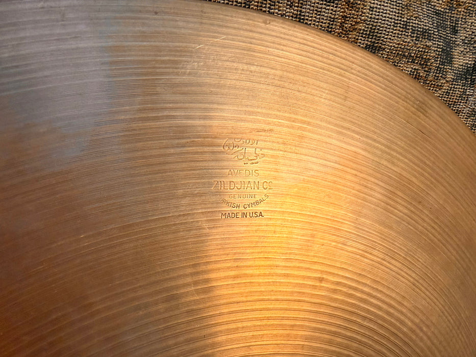 LIGHT COMPLEX Vintage 1950s Zildjian 19” Crash Ride 1685 g Airy RARE Hand Hammered