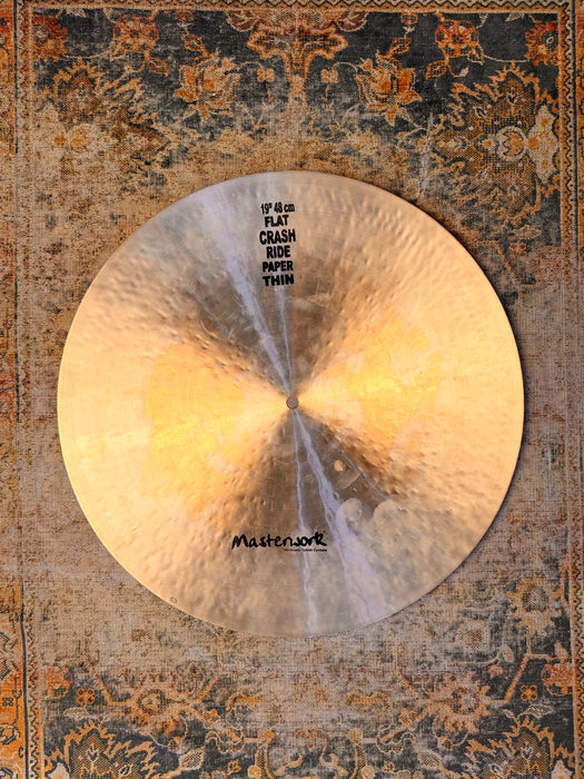 ULTRA SMOOTH Masterwork Flat Ride 19” Paper Thin 1260 g Mellow Very Controlled! Still Crashable