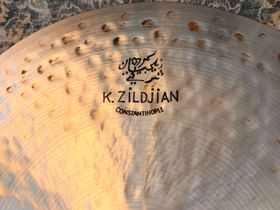 Zildjian K CONSTANTINOPLE Medium Ride 22” DARK DRY AMAZING Condition! 2514 g DON’T Pay $800 For A Guess!!