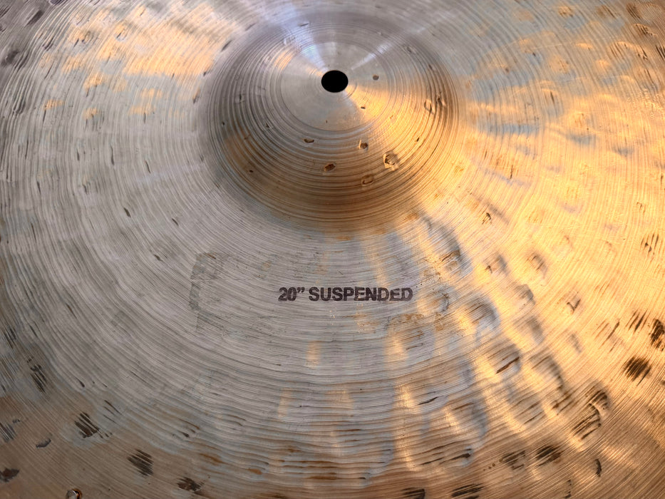 Zildjian K CONSTANTINOPLE Crash Ride 20” Suspended DARK & DRY Earlier Version! Light Sizzle AGED 20 Years! 1970 g