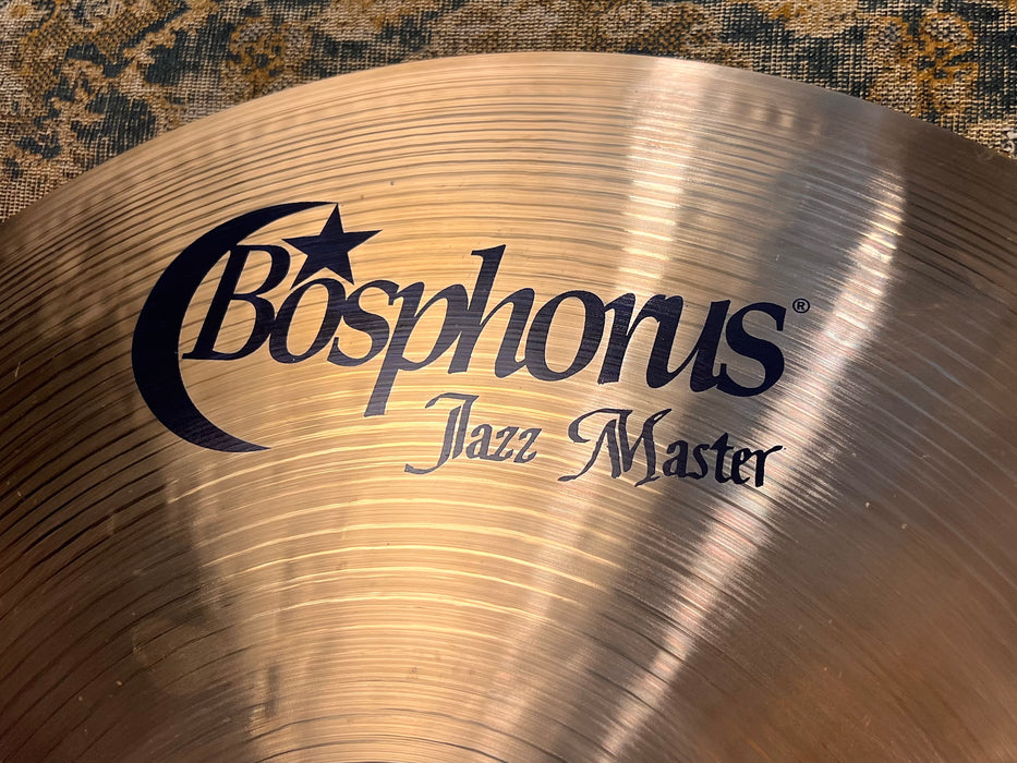Rare VERY LIGHT COMPLEX Bosphorus JAZZ MASTER 23” Ride Crash 2330 g MINT