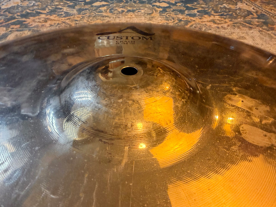 Zildjian A Custom 19” Crash Paperthin! Fantastic DARK SHIMMER! Only 1378 g WHY PAY $434?