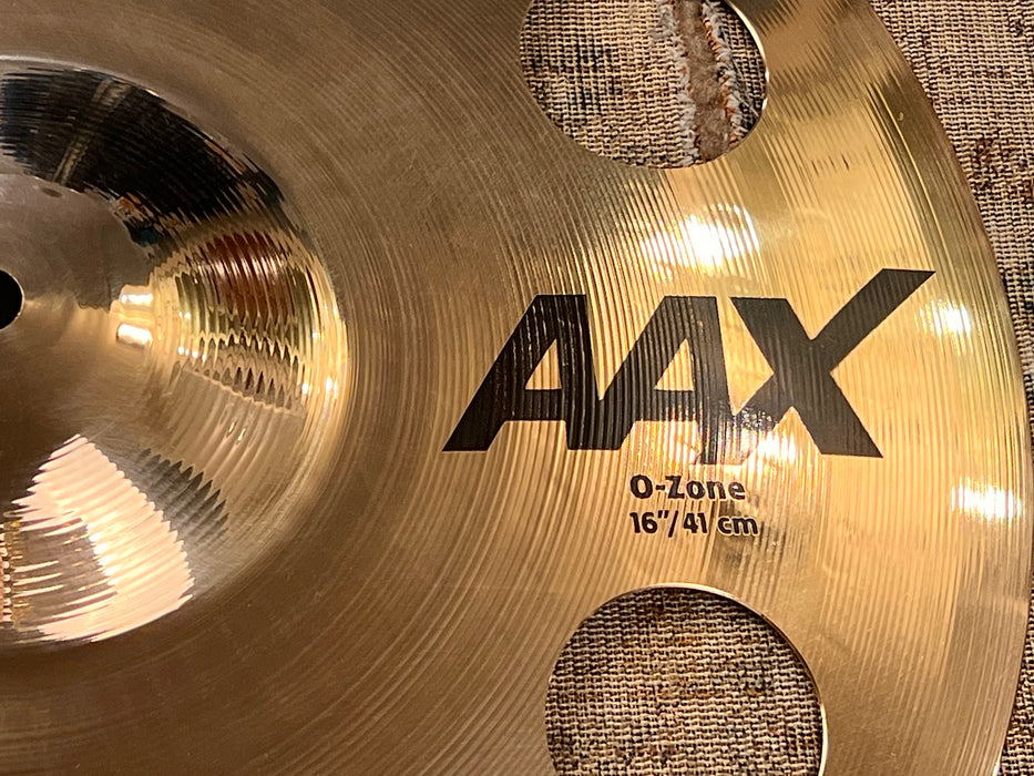 Immaculate Super DARK Sabian AAX OZONE Crash Effect Cymbal 893 g WHY PAY $300