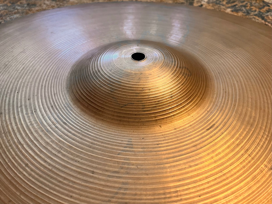 1960s Vintage Zildjian 22” BIG Light Complex Crash Ride 2844 g Hand Hammered Crashable
