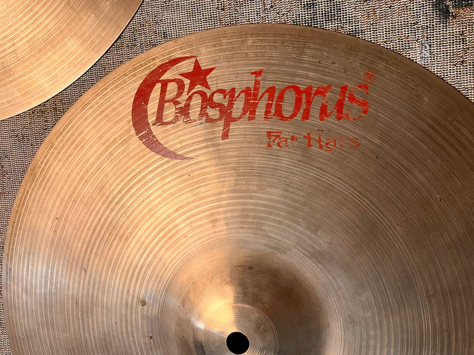 ORIGINAL Bosphorus FAT HATS Hihats 14” 910 1050 g Stanton Moore! LIGHT Smooth! Beautifully Mellowed