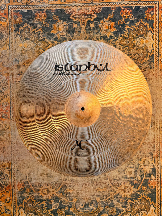 Rare ULTRA DARK Complex Istanbul Mehmet 22" MC Jazz Ride Crash 2446 g PERFECT! CRASHABLE