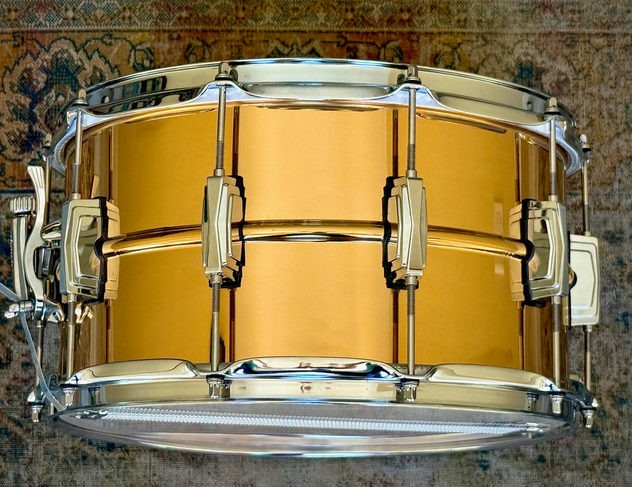 Ludwig 8” X 14” BRONZE PHONIC SUPRAPHONIC Snare Drum CLEAN! Discontinued!