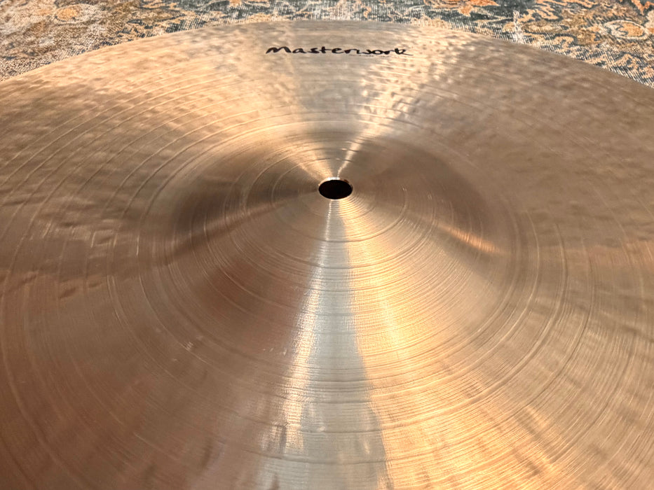 Gorgeous Light Smooth Masterwork JAZZ MASTER 22” Paper Thin Ride 1834 g Ultra Crashable