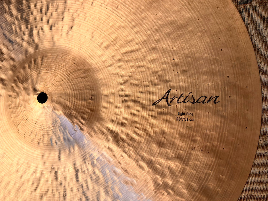 Sabian ARTISAN LIGHT RIDE 20” Sizzle Amazing Glowing AIRY Tone Versatile! Don’t Pay $750! 2064 g