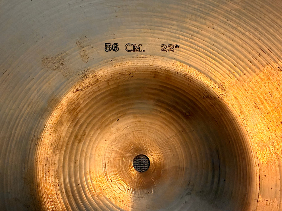Rare Vintage Sabian 22” SOUND CONTROL Ride EARLY ONE! 3263 g AA TIGHT CONTROLLED Tone! AMAZING Bell