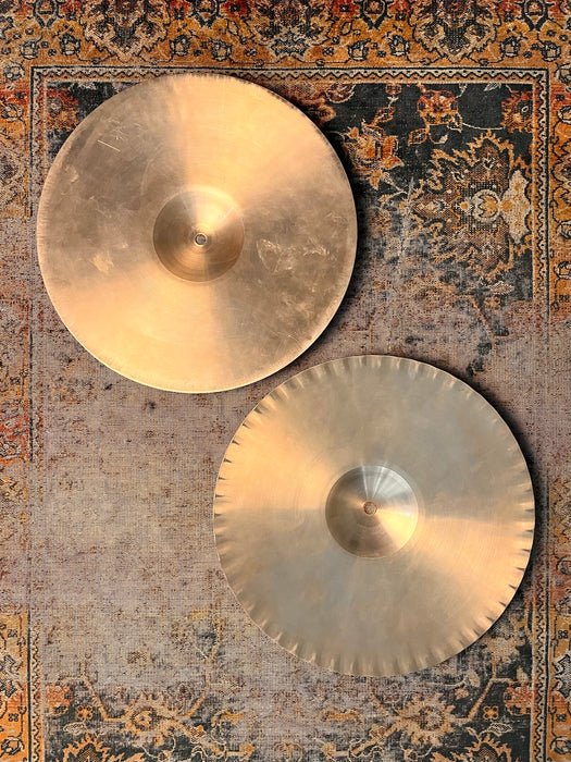 EARLY Vintage Paiste 602 SOUND EDGE Hihats 14” 852 958 g PRE SERIAL! The TONE! Don’t Pay $800 For REISSUES!