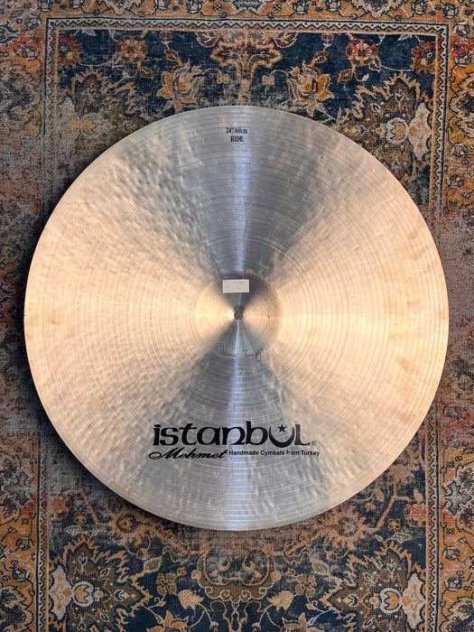 ULTRA DARK Istanbul Mehmet 24” LEGEND DARK Ride 3012 g STUNNING! Amazing Cymbal! Wide Lathe