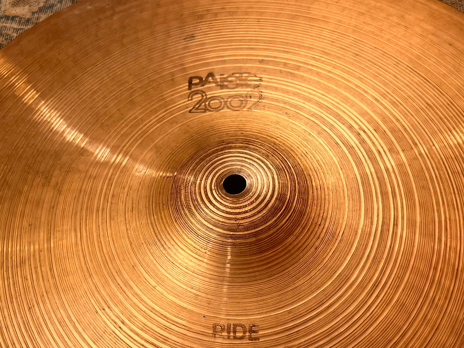 BONHAM Vintage Paiste 2002 Ride 18” 1608 g CLASSIC TONE Discontinued! VERY RARE