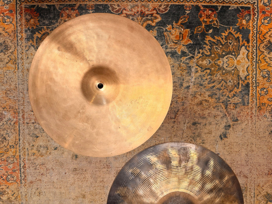 Unique Sabian PROTOTYPE VAULT TOUR HHX Hihats 14” Top Lathed Bottom Ralph Peterson Signature 748 1208 g