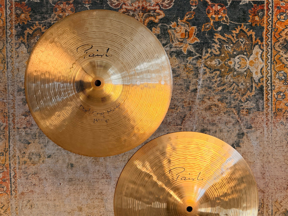 Studio Owned Paiste Signature DARK CRISP 13” Hihats 744 1234 g DON’T PAY $670! These DO EXACTLY What They Promise!