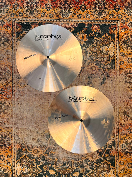 ISTANBUL Mehmet 15” Legend Hihats Mel Lewis 1114 1334 g Glowing WARM Dark IMMACULATE
