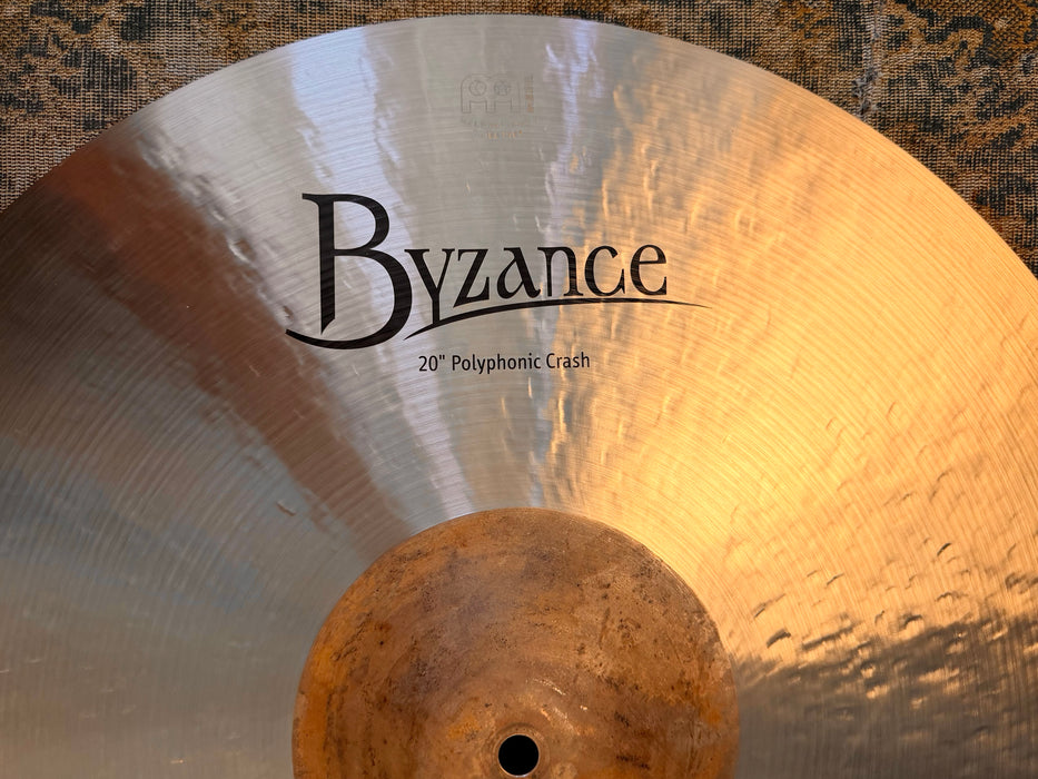 Meinl BYZANCE POLYPHONIC Crash 20” IMMACULATE! Traditional w RAW BELL 1782 g LIGHT RIDE