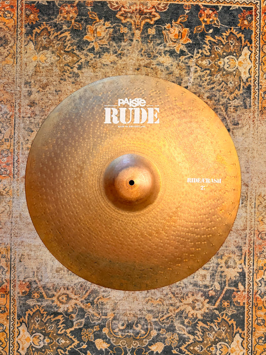 RARE PAISTE RUDE 21” YES! THE 21”! ORIGINAL FROM ‘85! 2846 g Alex Van Halen