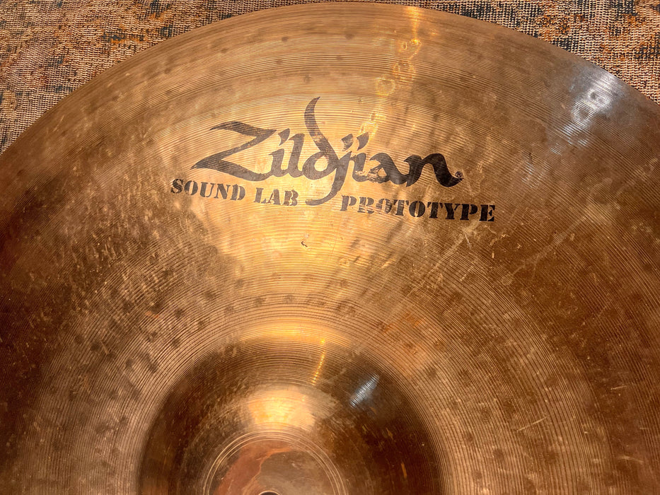 Unique Zildjian BRILLIANT K PROTOTYPE 20” Paper Thin Crash 1695 g Ultra THIN w Shimmer! Custom