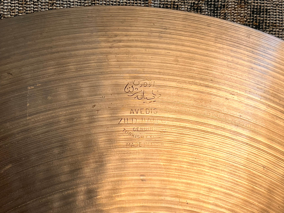 Vintage ZILDJIAN 16” Hihats HUGE Complex Tone 955 1056 g MASSIVE THIN HATS