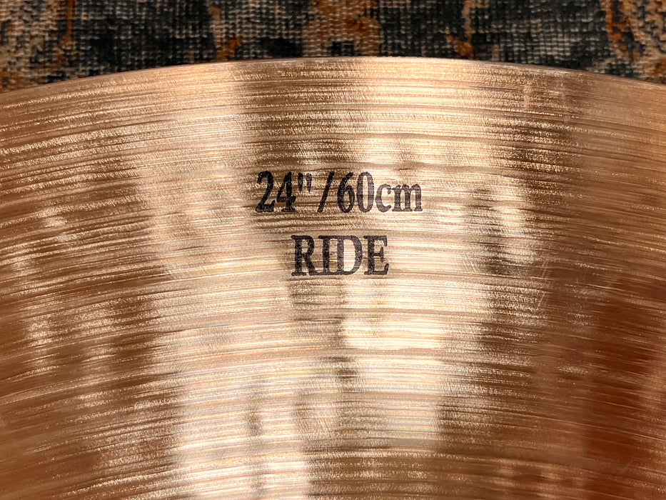 RARE HUGE ISTANBUL Mehmet Nostalgia 50s 24” Ride 2786 g IMMACULATE! ULTRA Warm Lush