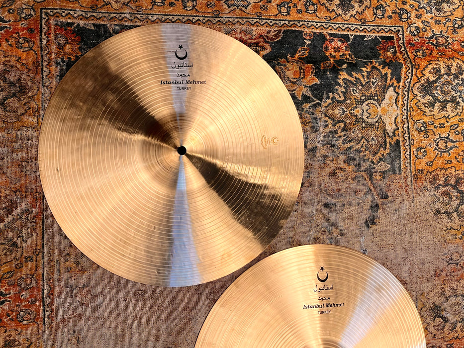 Rare ULTRA WARM Huge 16” ISTANBUL Mehmet NOSTALGIA Hihats 1217 1362 g PERFECT Amazing