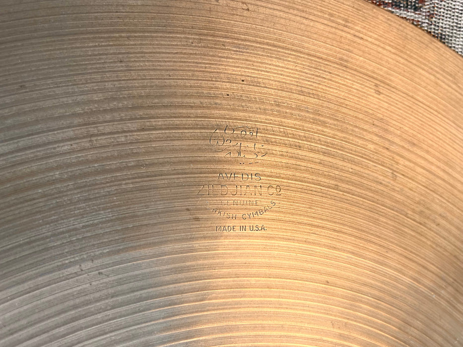 ULTRA RARE Vintage ZILDJIAN BOUNCE Ride Crash 18” 1524 g Hand Hammered LIGHT Golden COMPLEXITY