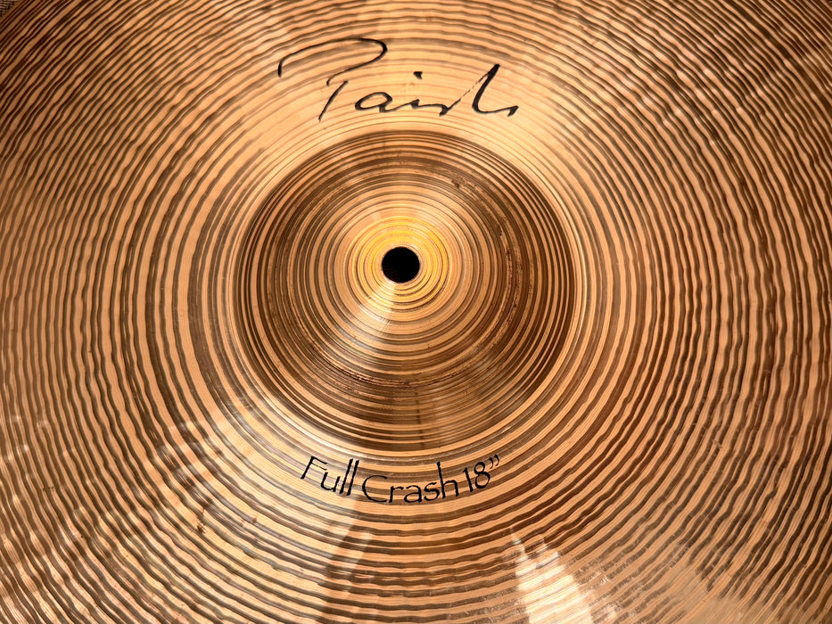 Paiste SIGNATURE Full Crash 18” 1478 g CLASSIC  Clean Tone! Don’t Pay $540 For A Guess!