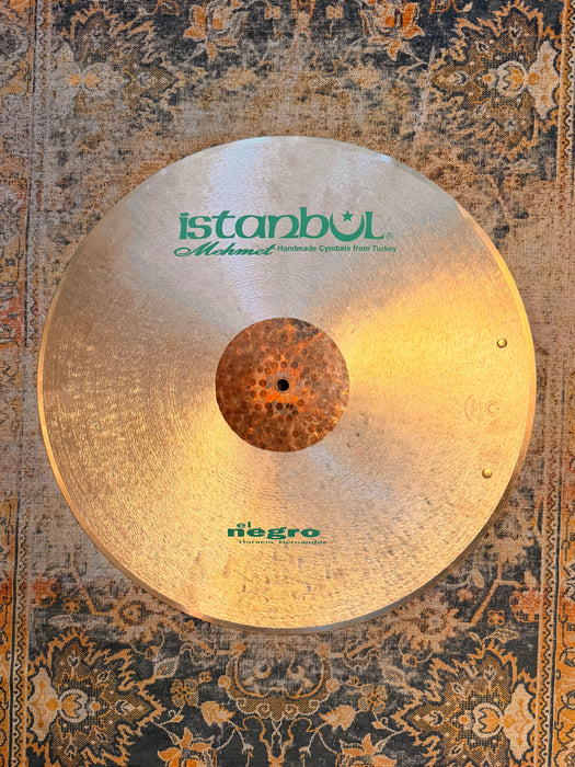ISTANBUL Mehmet HORACIO EL NEGRO FLAT RIDE 22” Sizzle Immaculate! Stunning! Controlled! Ultra Mellow! 2418 g