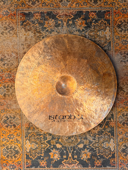 Istanbul AGOP SE 24” JAZZ Ride ULTRA DARK MASSIVE 2 Footer! PERFECT Shape! 2674 g