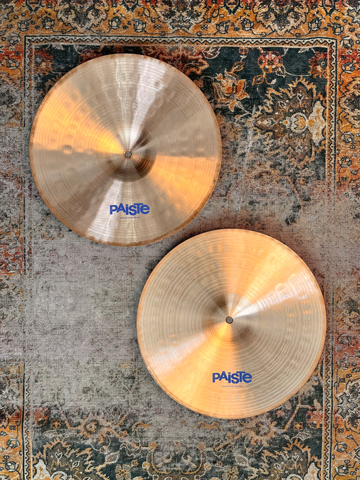 Fantastic Sounding PAISTE 2000 Heavy Hihats 14” 936 1166 g CRISP CLEAN Tone! Articulate! Focused!