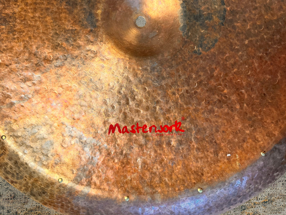 RAW Dry Complex TURK 22” Masterwork China Swish KNOCKER All 18 Rivets! 1628 g Mint!