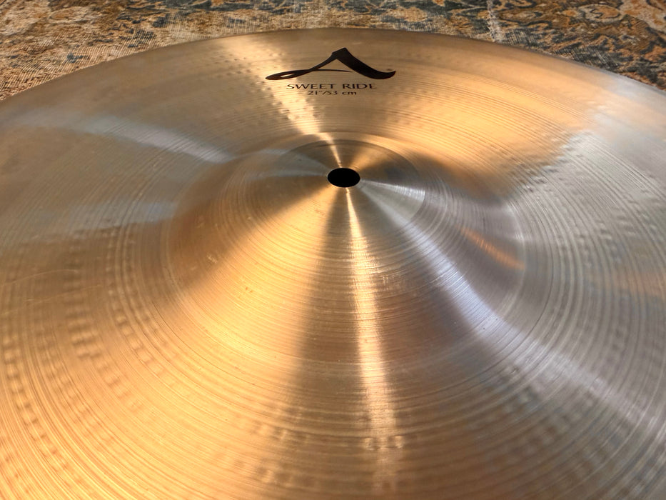 Zildjian SWEET RIDE 21” CRASH CLEAN! Only 2292 g Glowing Warm! Versatile!